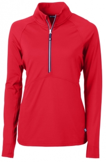 Cutter & Buck Ladies & Plus Size Adapt Eco Knit Stretch Long Sleeve Golf Pullovers - Assorted Colors