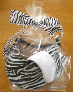 Miracle Lace Ladies Golf Gift Combos (Visor & Socks) - Zebra