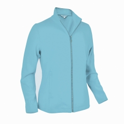 SPECIAL Monterey Club Women's Plus Size Lightweight Ribs Front Zip Golf Jackets - Bright Blue
