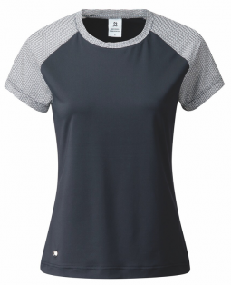 Daily Sports Ladies & Plus Size TERNI Short Sleeve Golf Tee Shirts - Navy