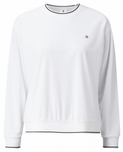 Daily Sports Ladies & Plus Size MARE Long Sleeve Sweatshirt - White