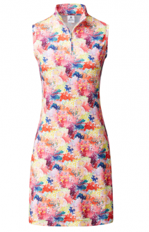 Daily Sports Ladies & Plus Size SIENA Sleeveless Print Golf Dress - Creative Bloom
