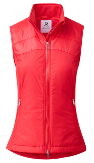 Daily Sports Ladies BRASSIE Sleeveless Full Zip Golf Vests - Mandarine