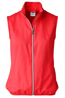 Daily Sports Ladies MIA Sleeveless Full Zip Wind Vests - Mandarine