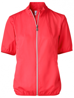 Daily Sports Ladies MIA Short Sleeve Full Zip Wind Jackets - Mandarine