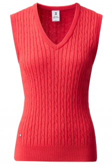 Daily Sports Ladies & Plus Size MADELENE Sleeveless Golf Vests - Mandarine