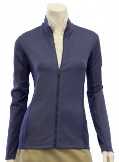 EP New York Women's Plus Size Long Sleeve Zip Golf Jackets - ESSENTIALS (Inky)