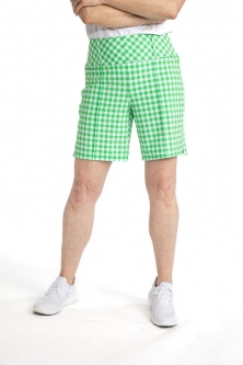 SPECIAL Kinona Ladies Tailored and Trim Pull On Golf Shorts - Go Go Gingham