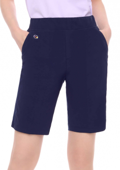 Swing Control Ladies CLOUD Pull On Golf Shorts - Navy