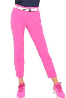 Belyn Key Ladies BK 27" Inseam Golf Crop Pants - LALA LAND (Hot Pink)