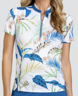 Tail Ladies Jo Short Sleeve Print Golf Shirts - FUN IN THE SUN (Regal Palms)