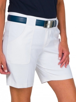 JoFit Ladies 7.5" Inseam Everyday Golf Shorts - Essentials (White)