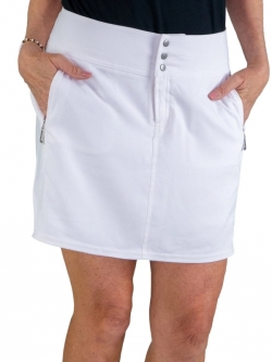 JoFit Ladies Signature Golf Skorts - Essentials (White)