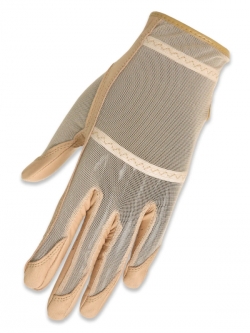 SPECIAL HJ Glove Ladies Solaire Mesh & Leather Full Length Golf Gloves- 3 Colors (Right & Left Hands