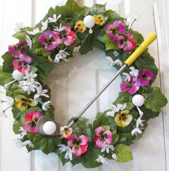 Golf Theme Handmade Summer Wreaths