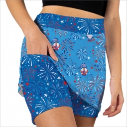 Skort Obsession Ladies & Plus Size Pull On Print Golf Skorts – Gnome In The USA