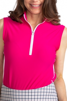 SPECIAL Kinona Ladies Keep It Covered Sleeveless Golf Shirts - Magenta Pink