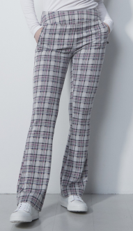 Daily Sports Ladies & Plus Size DIEPPE Pull On Print Golf Pants - Check