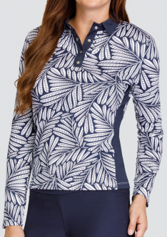 Tail Ladies Farrah Long Sleeve Print Golf Sun Shirts - BETTER THAN BASICS (Victory Wreath)