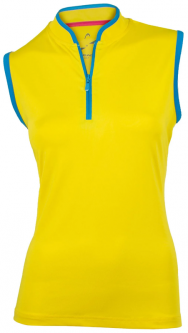 SALE HEAD Ladies Reese Sleeveless Zip Golf Shirts - Illuminating/French Blue