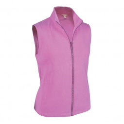 Monterey Club Ladies & Plus Size Lightweight Ribs Front Zip Golf Vests - Assorted Colors