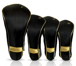 Taboo Fashions Ladies 4-Pack Set Golf Club Headcovers - Gold Luxe