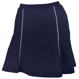Monterey Club Ladies & Plus Size Dry Swing Contrast Line Pull On Golf Skorts - Assorted Colors