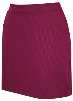 Monterey Club Ladies & Plus Size Tonal Pinstripes Texture Pull On Golf Skorts - Assorted Colors