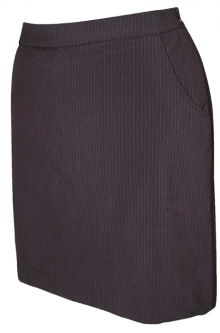 Monterey Club Ladies & Plus Size Pinstripes Texture Pull On Golf Skorts - Two Colors