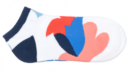 EP New York Ladies Camo Floral Print Golf Socks - LINE DRIVE (Inky Multi)