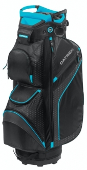 Datrek Ladies/Men's DG Lite II Golf Cart Bags - Black/Turquoise/White Dots