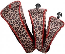 Glove It Ladies 3-Piece Set Golf Club Covers - Leopard