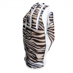 Evertan Ladies Designer Golf Gloves - Zebra Tan Thru  (LH Only)
