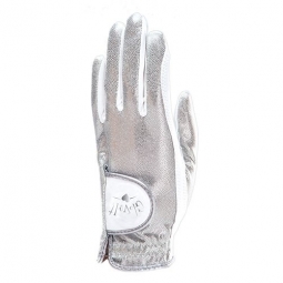 Glove It Ladies Solid Golf Gloves (Left Hand) - Silver Bling