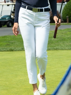 JoFit Ladies 28” Inseam Playoff Golf Pants - Essentials (White)