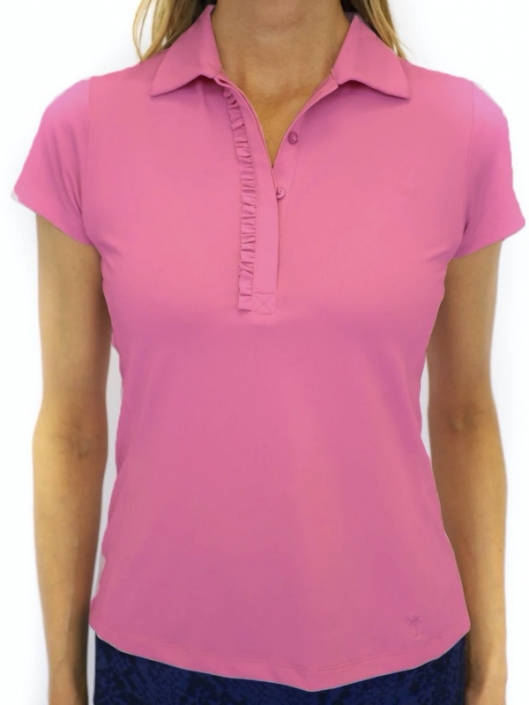 pink golf shirts for ladies