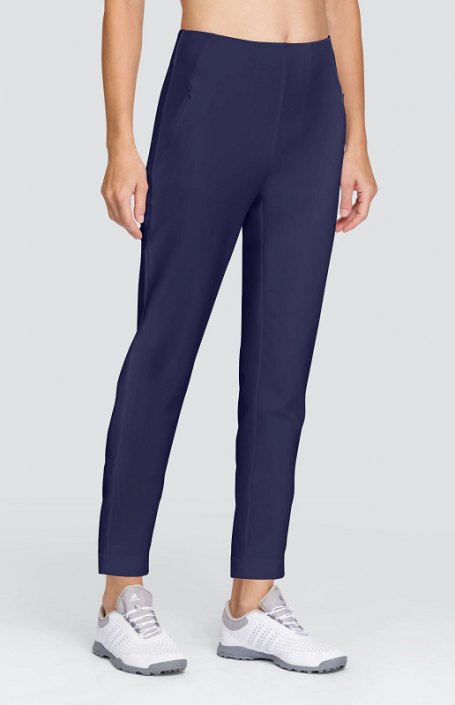 Navy Blue Ankle Pants | Women's Pull On Ankle Pants