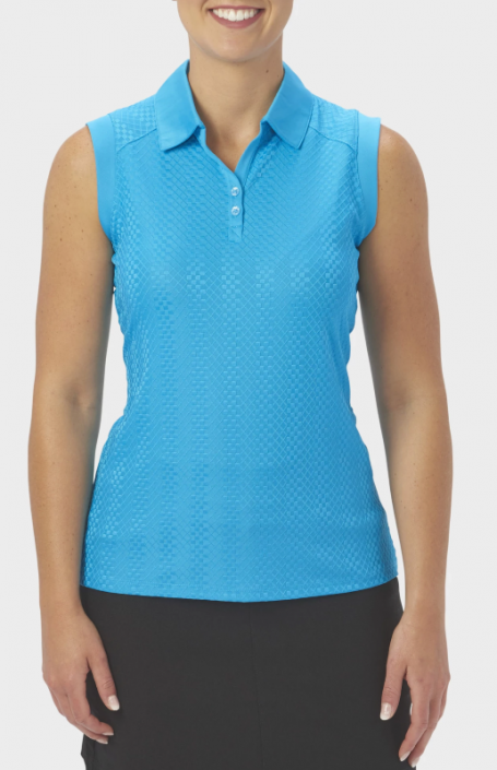 SALE Nancy Lopez Ladies & Plus Size GRACE Sleeveless Golf Polo Shirts -  ESSENTIALS (Assorted Colors)