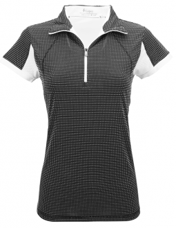 Nancy Lopez Ladies & Plus Size ZONE Short Sleeve Mock Golf Shirts - ESSENTIALS (Assorted Colors)