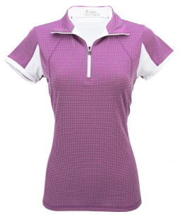 Nancy Lopez Ladies ZONE Short Sleeve Mock Golf Shirts - ESSENTIALS (Assorted Colors)