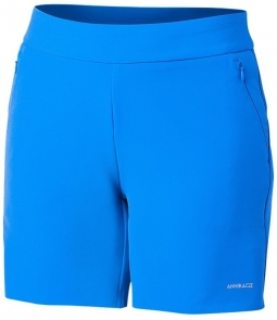 SALE Annika Ladies Competitor Pull On Golf Shorter Shorts - Sport Blue