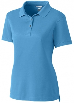 SALE Cutter & Buck Ladies Advantage Tri-Blend Short Sleeve Golf Polo Shirts - Atlas