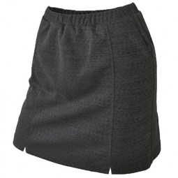 Monterey Club Ladies & Plus Size Notched Detail Texture Solid Pull On Golf Skorts - Asst Colors