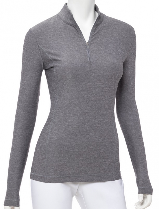 Women's Grey Long Sleeve Shirt | Golf 