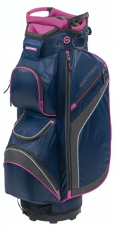 Datrek Ladies/Men's DG Lite II Golf Cart Bags - Navy/Pink/Silver