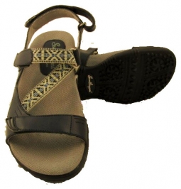 Sandbaggers Ladies Golf Sandals - TANGO Navy