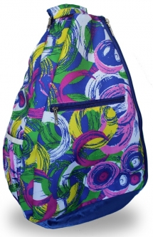 NTB Ladies Tennis Backpack - Hailey (Blue Picasso)