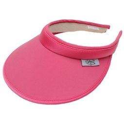 Glove It Ladies Solid Golf Visors (Comfort Clip) - Solid Pink