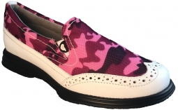 SPECIAL Sandbaggers Ladies Golf Shoes - VANESSA Pink Camo/White