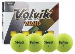 Volvik Vivid Golf Balls - Yellow